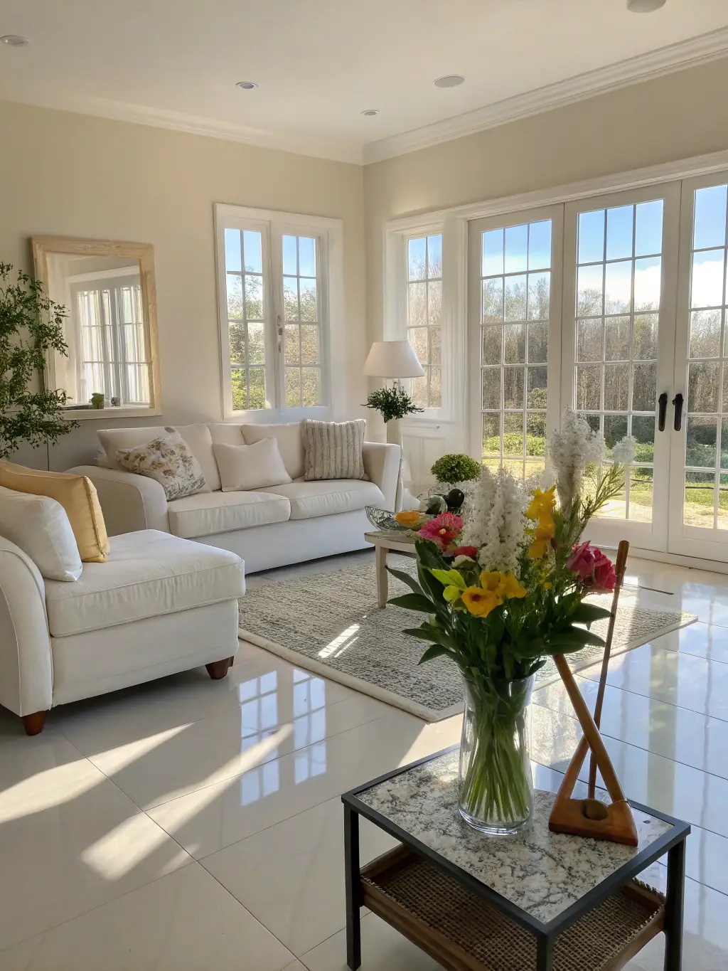 A photo showcasing a sparkling clean apartment after a CleanWave move-out cleaning service, emphasizing the satisfaction and peace of mind provided to customers.